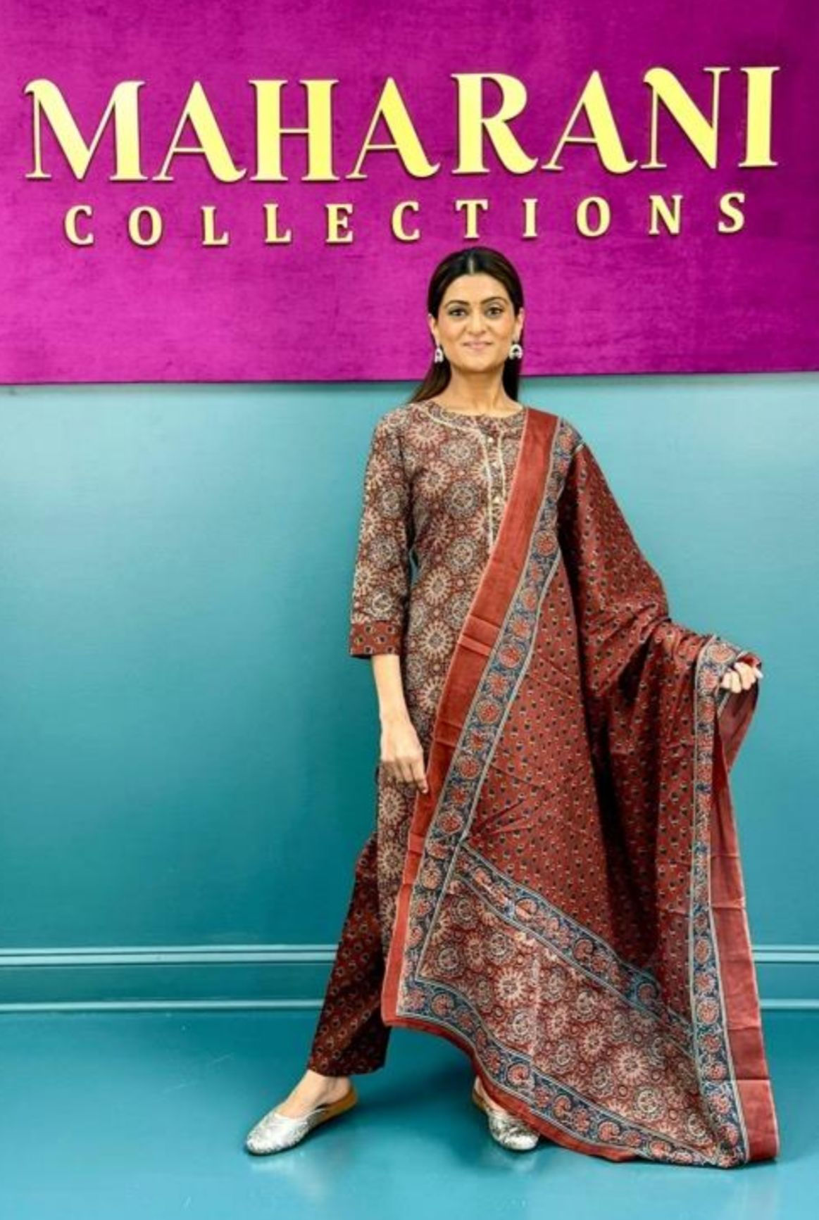 Maroon Kalamkari Item 11