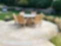 Circular Egyptian Limestone patio