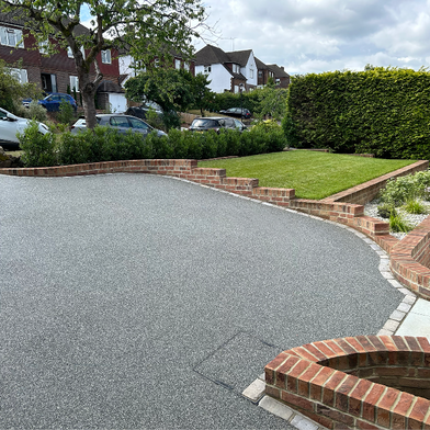 Resin bound driveway