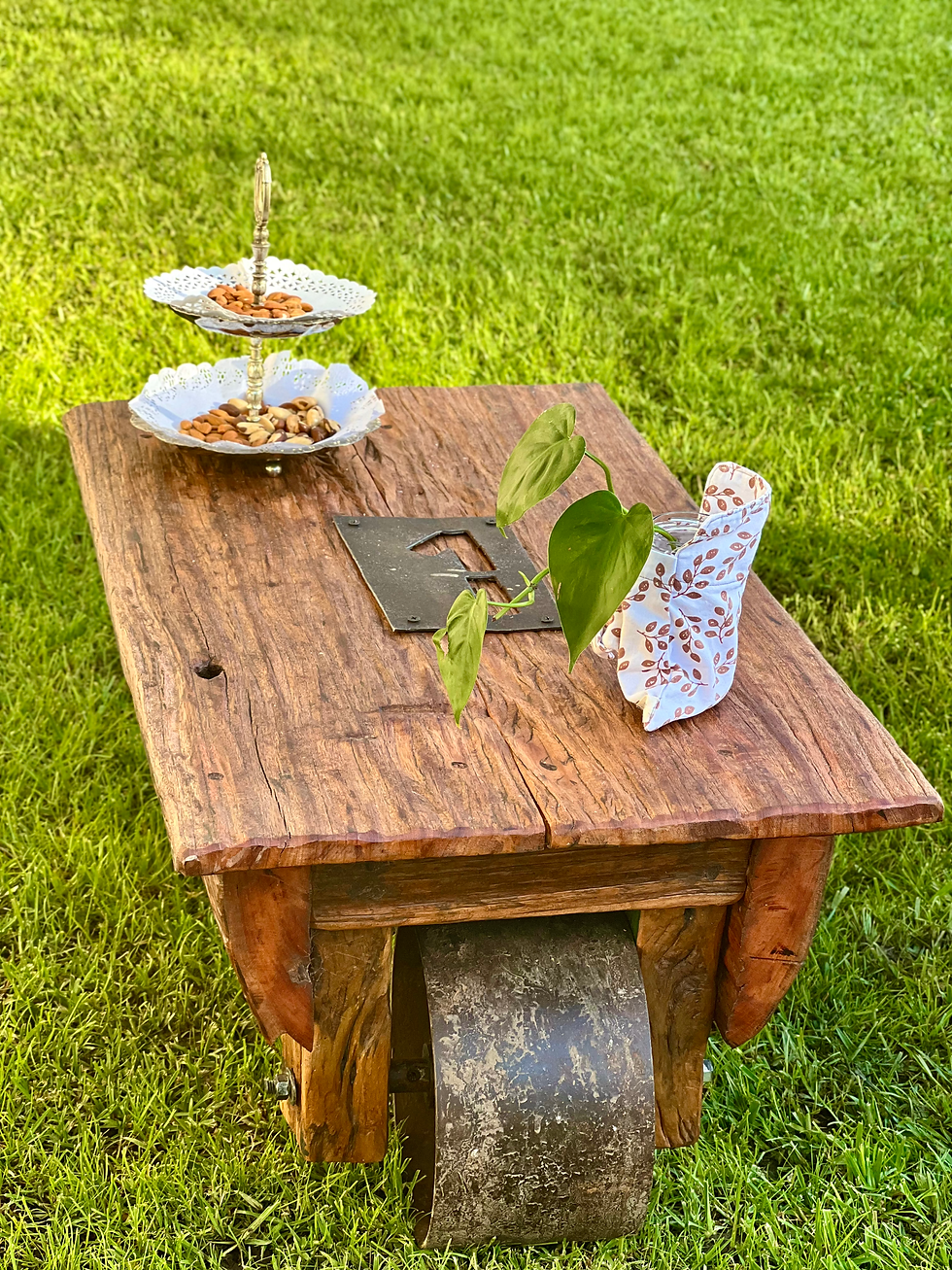 Miniatura: MESA CARRETILLA LAPACHO N1