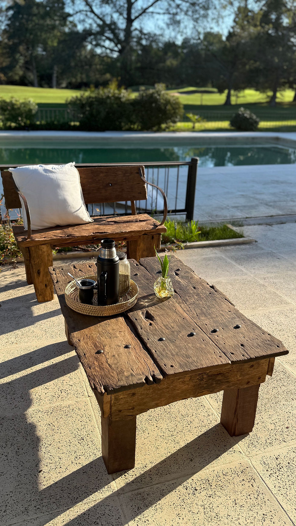 Miniatura: MESA BAJA INTERIOR O EXTERIOR 100