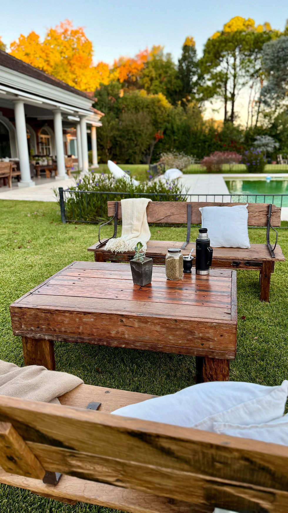 Miniatura: MESA BAJA INTERIOR O EXTERIOR 120x80