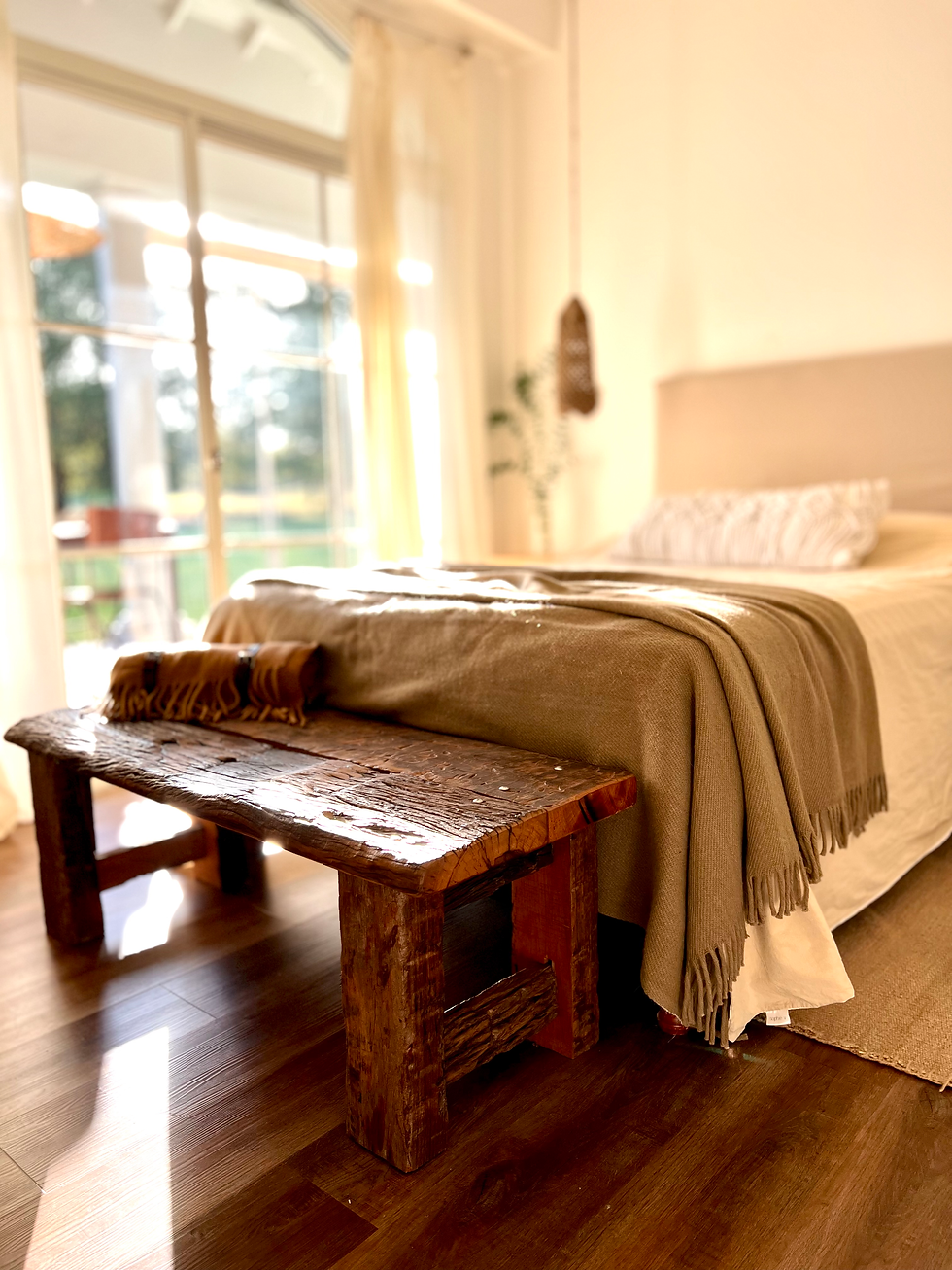 Miniatura: PIE DE CAMA/MESA QUEBRACHO