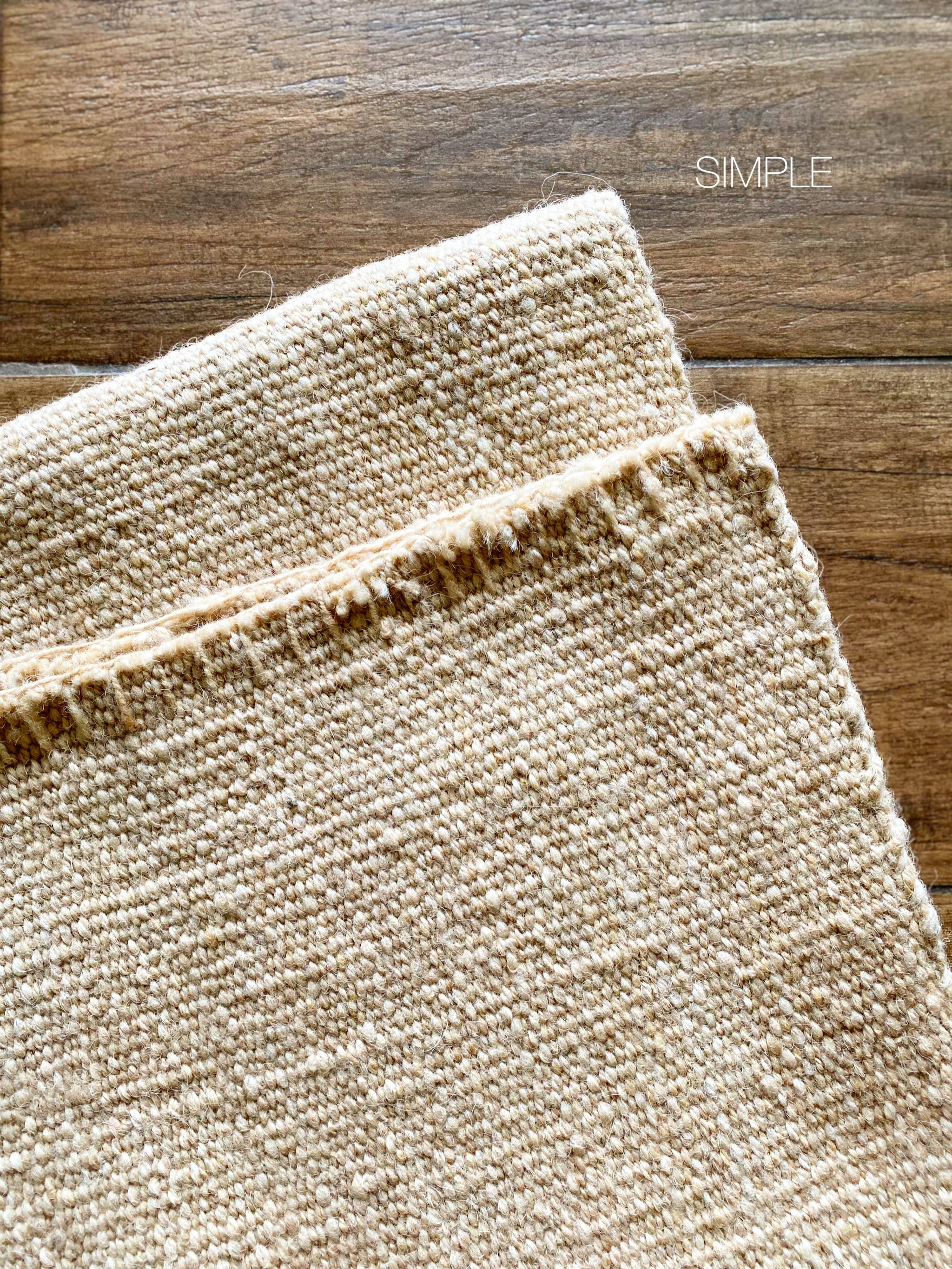 ALFOMBRA PURA LANA OVEJA VAINILLA