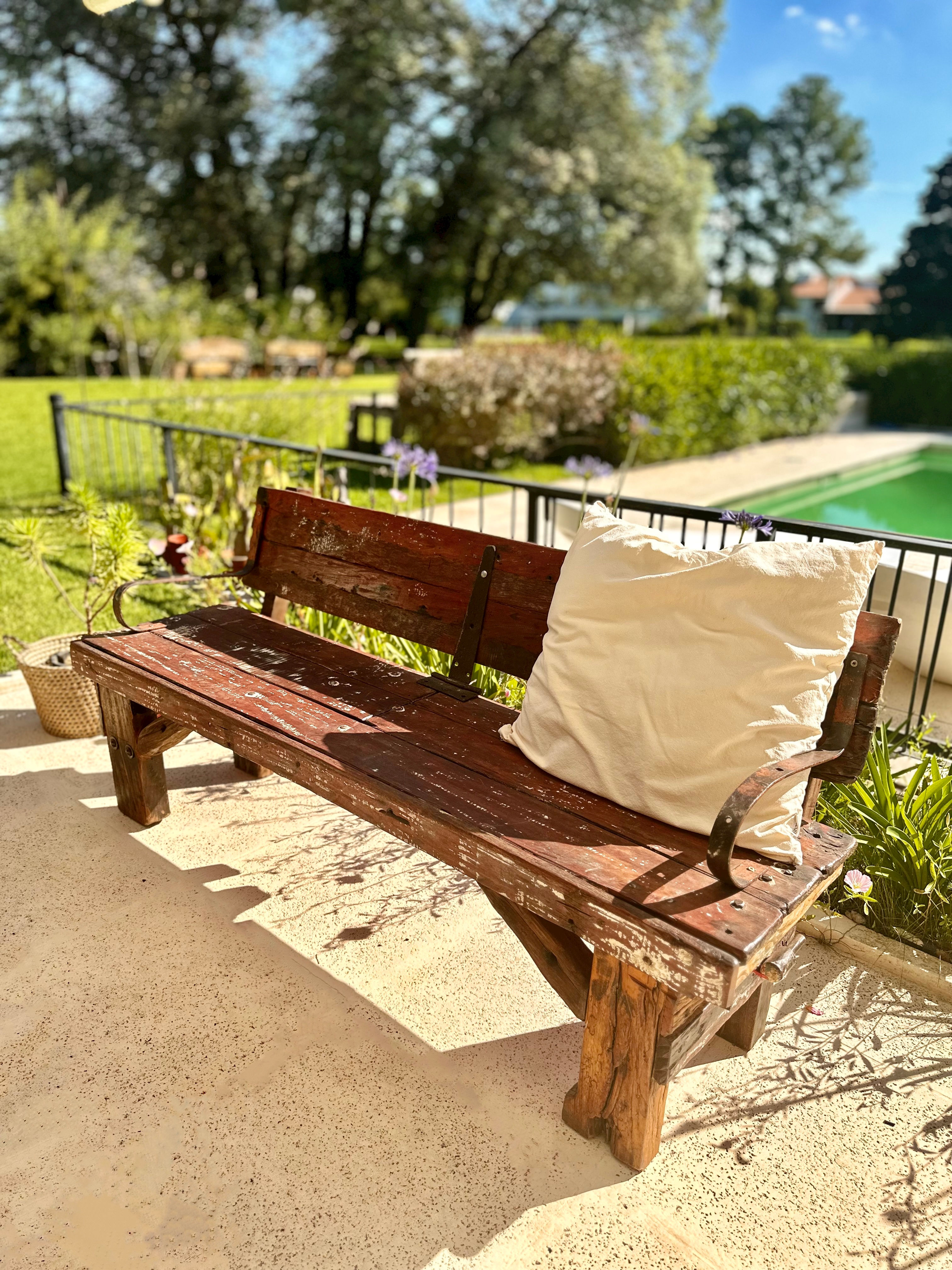 BANCO CON APOYA BRAZOS ANCHICO 160 NEW