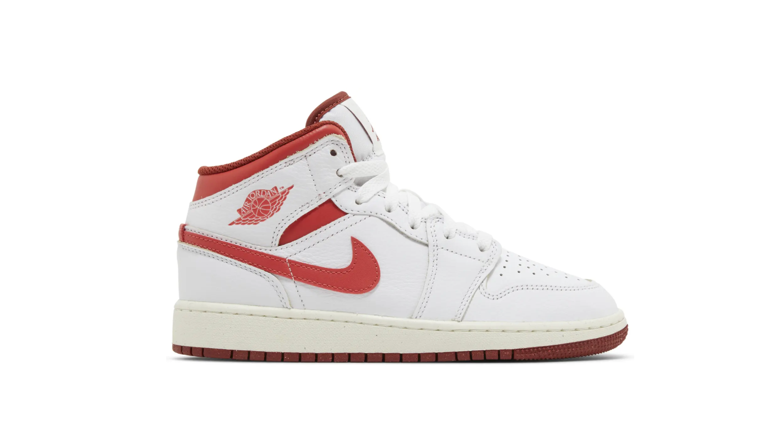 Jordan 1 Mid SE GS 'White Dune Red'