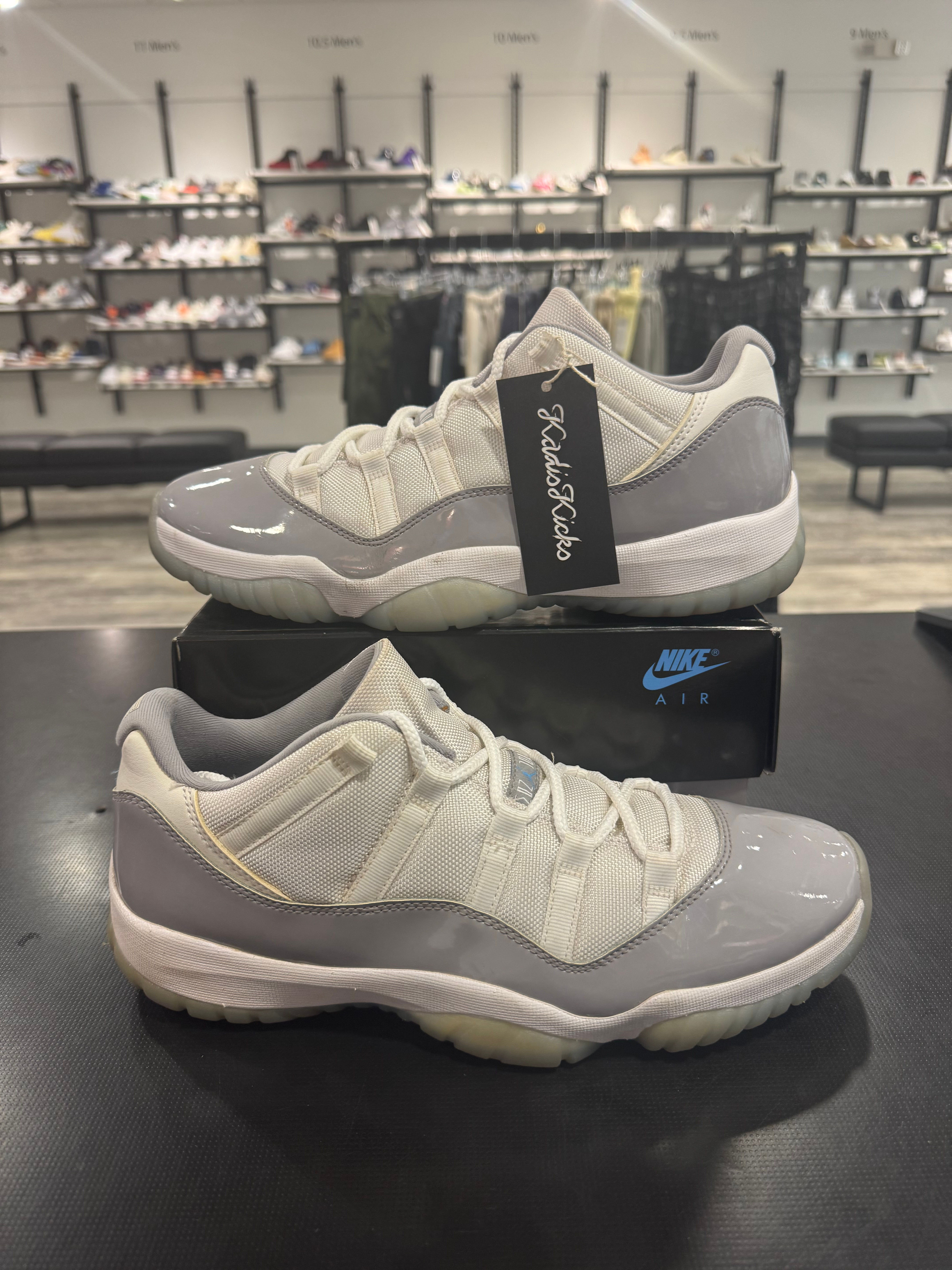 USED Jordan 11 Low “Cement Grey” size 11