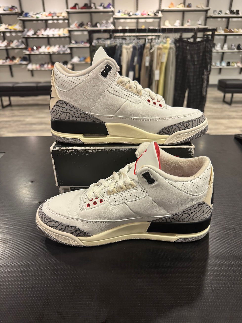 Thumbnail: USED Jordan 3 Reimagined “White Cement” size 8.5