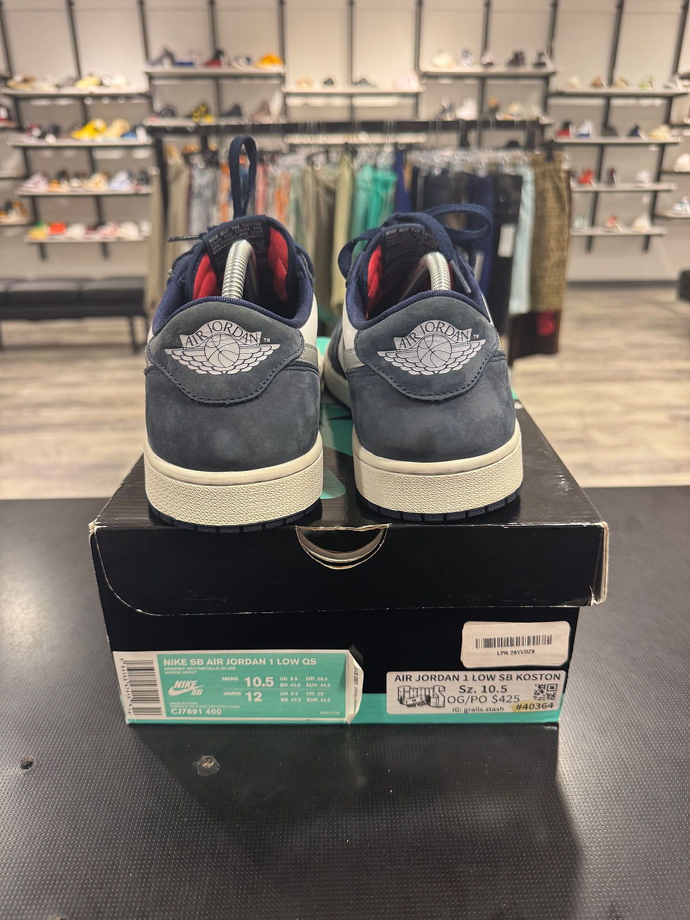 Thumbnail: USED Jordan 1 Low SB “Midnight Navy” size 10.5