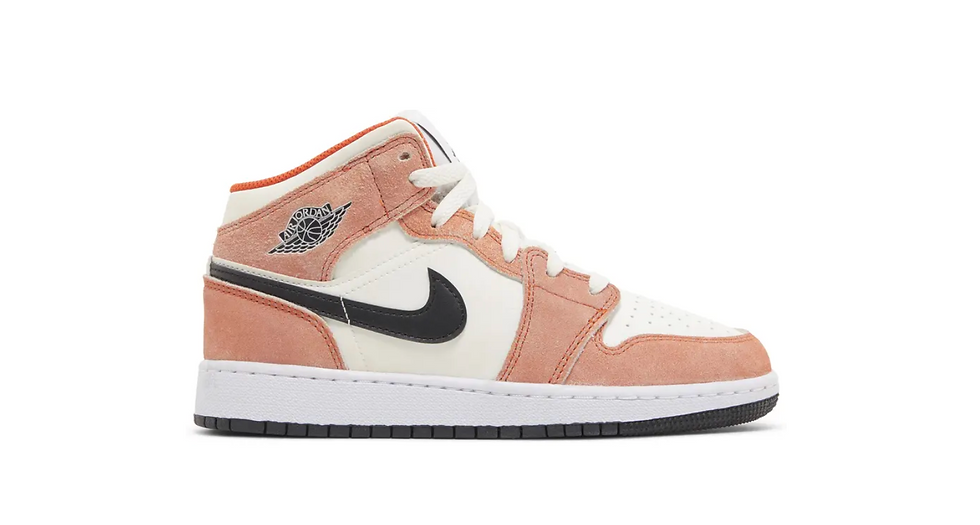 Thumbnail: Jordan 1 Mid SE GS 'Orange Suede'