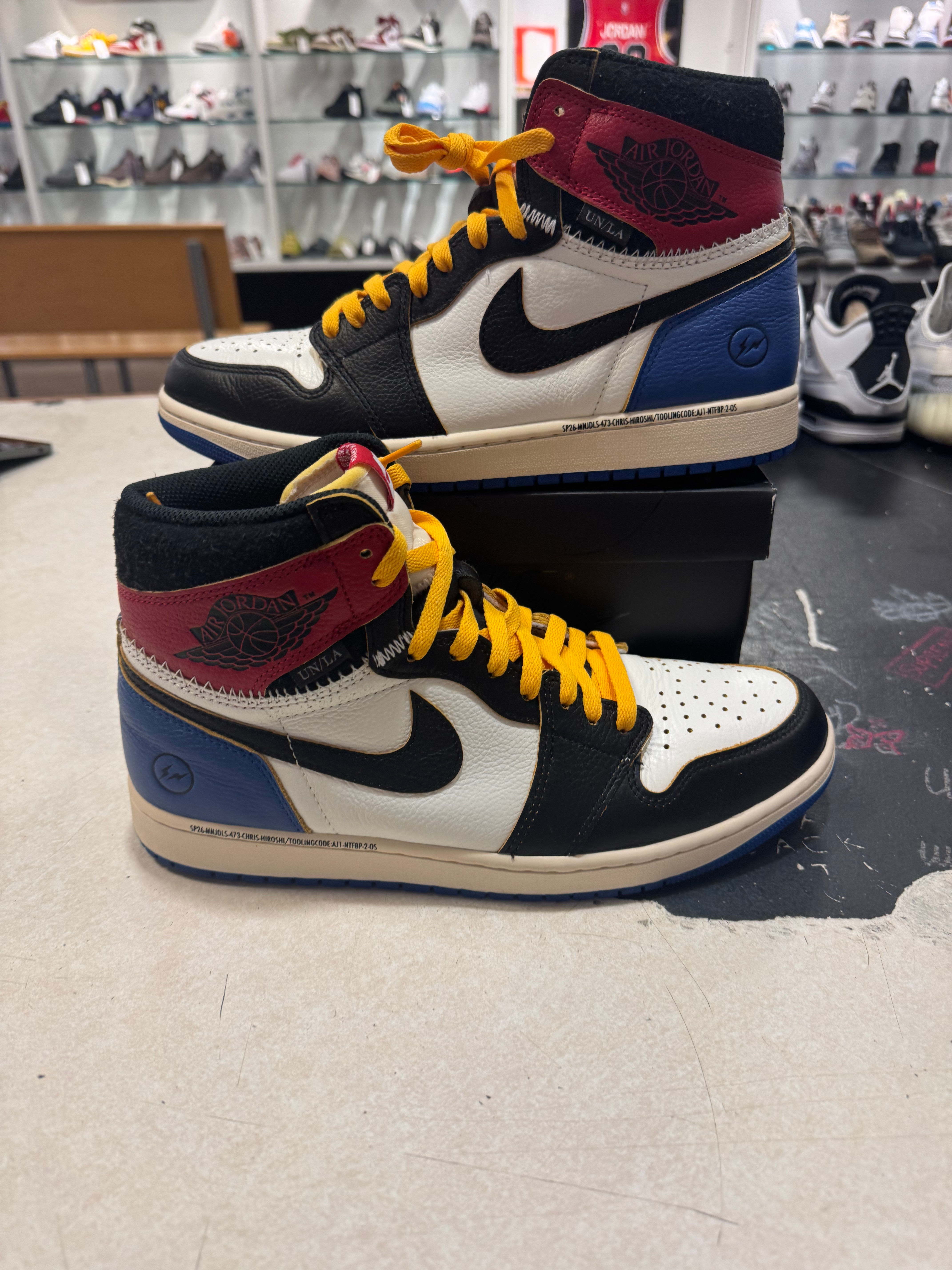 USED Jordan 1 Union Fragment “Sport Blue” size 11