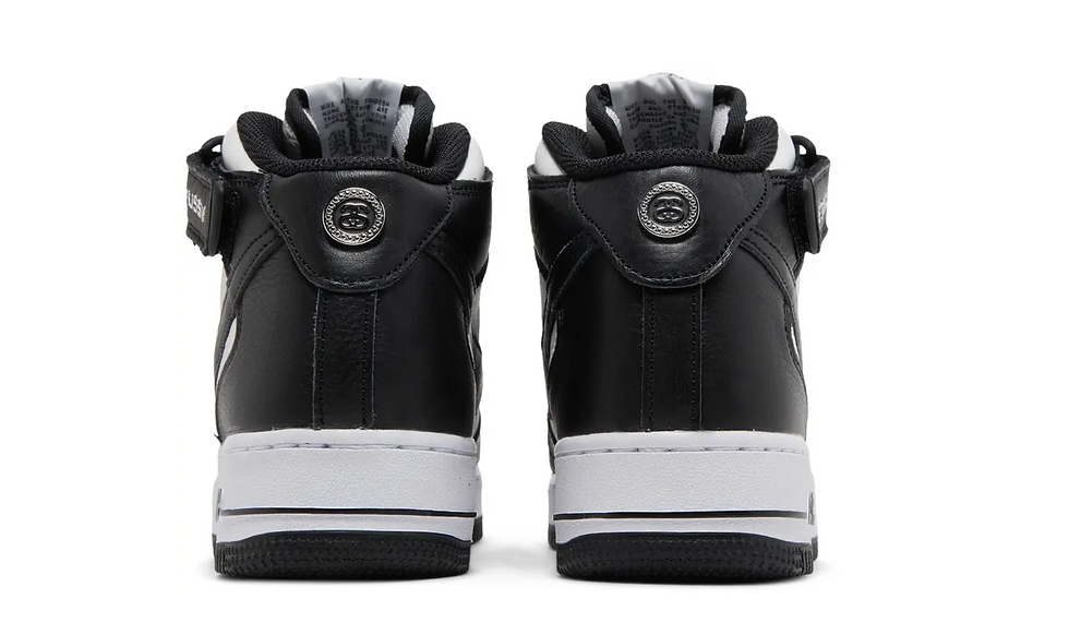 Thumbnail: Stussy x Nike Air Force 1 Mid 'Black White'