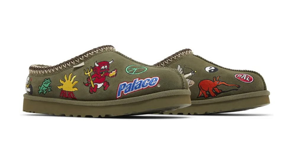 Thumbnail: Palace x UGG Tasman Slipper 'Burnt Olive'