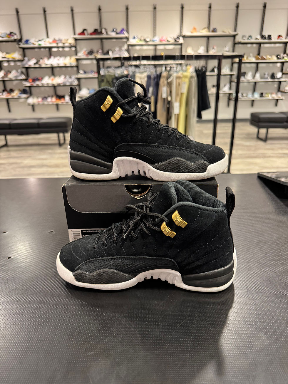 Thumbnail: USED Jordan 12 “Reverse Taxi” size 4y 