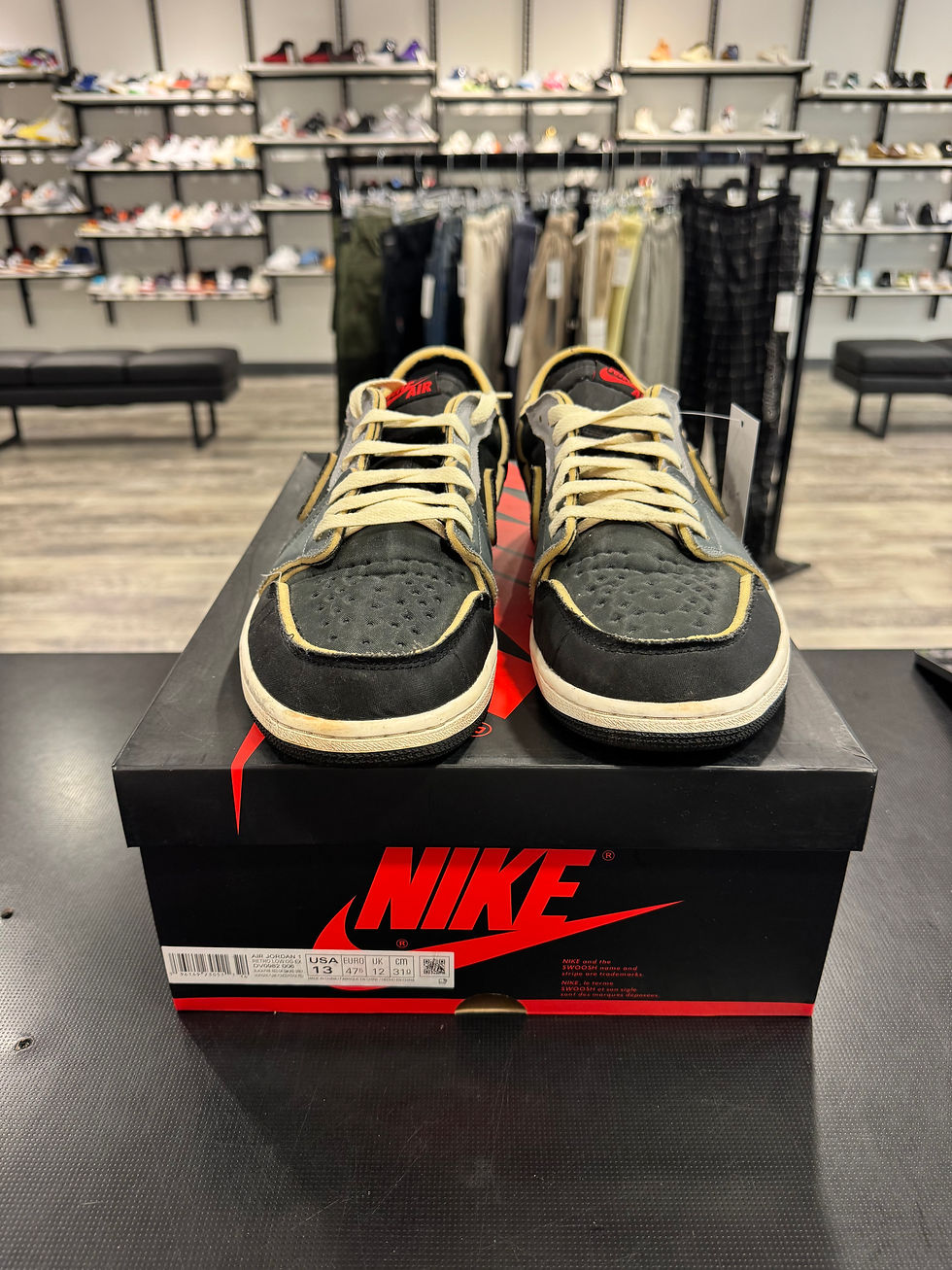 Thumbnail: USED Jordan 1 Low OG EX “Black Smoke Grey” size 13