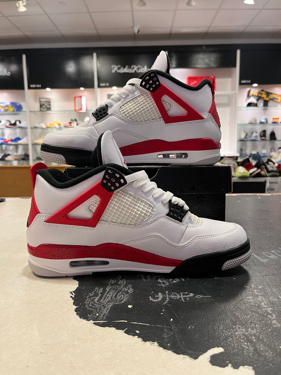 Thumbnail: USED Jordan 4 “Red Cement” size 10