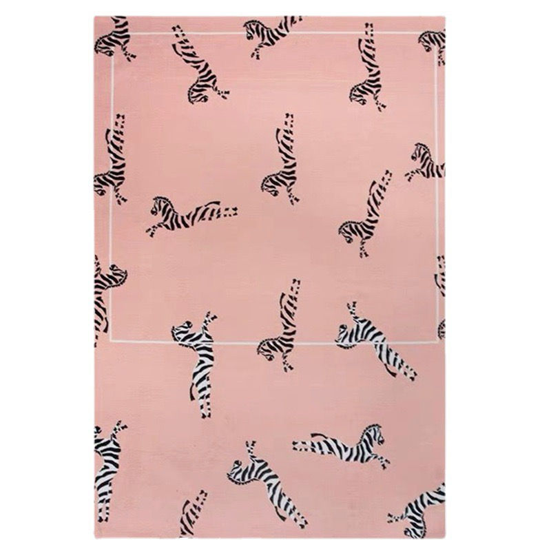 Pink background with black zebra print pattern. Simple design. My Site 1