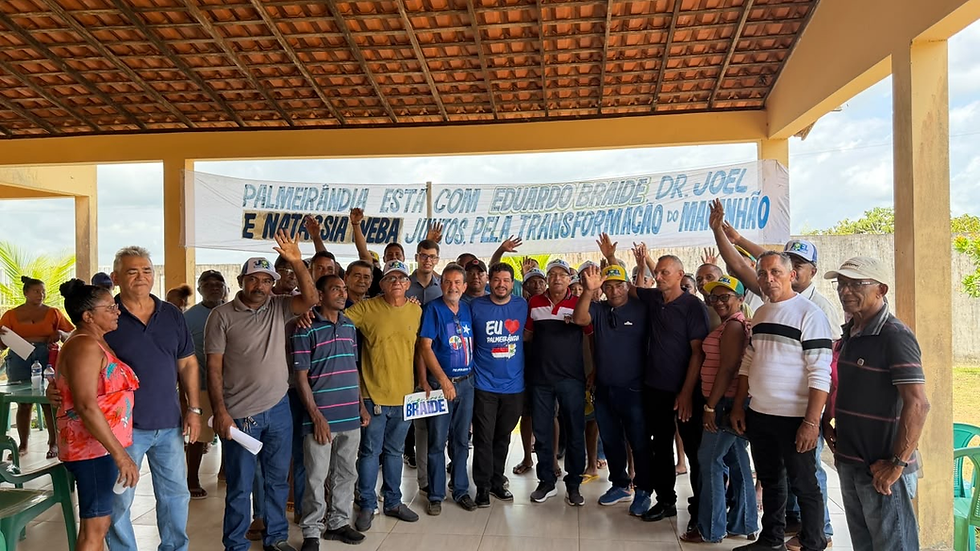 Palmeirândia declara apoio a Dr. Joel e Eduardo Braide durante encontro com lideranças