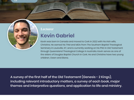 Old Testament I with Kevin Gabriel