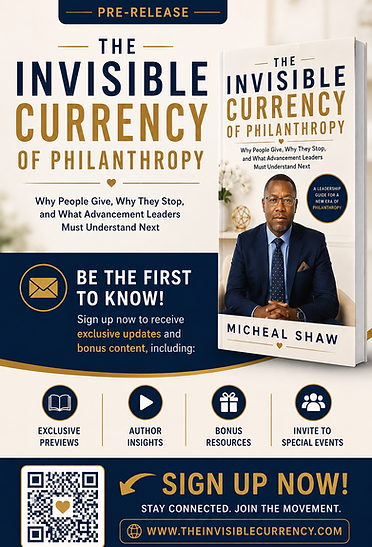 The Invisible Currrency of Philanthropy Promo
