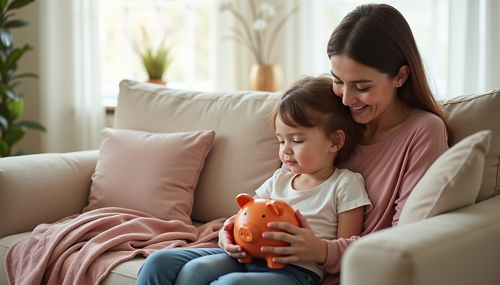 Raise financially savvy kids: Money Tips for Mums