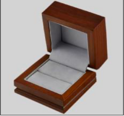 Wooden Hinged Box