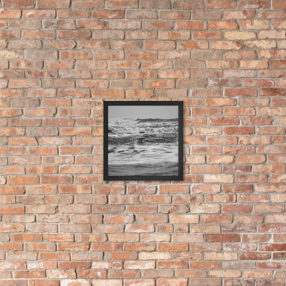 Thumbnail: Waves Framed Poster