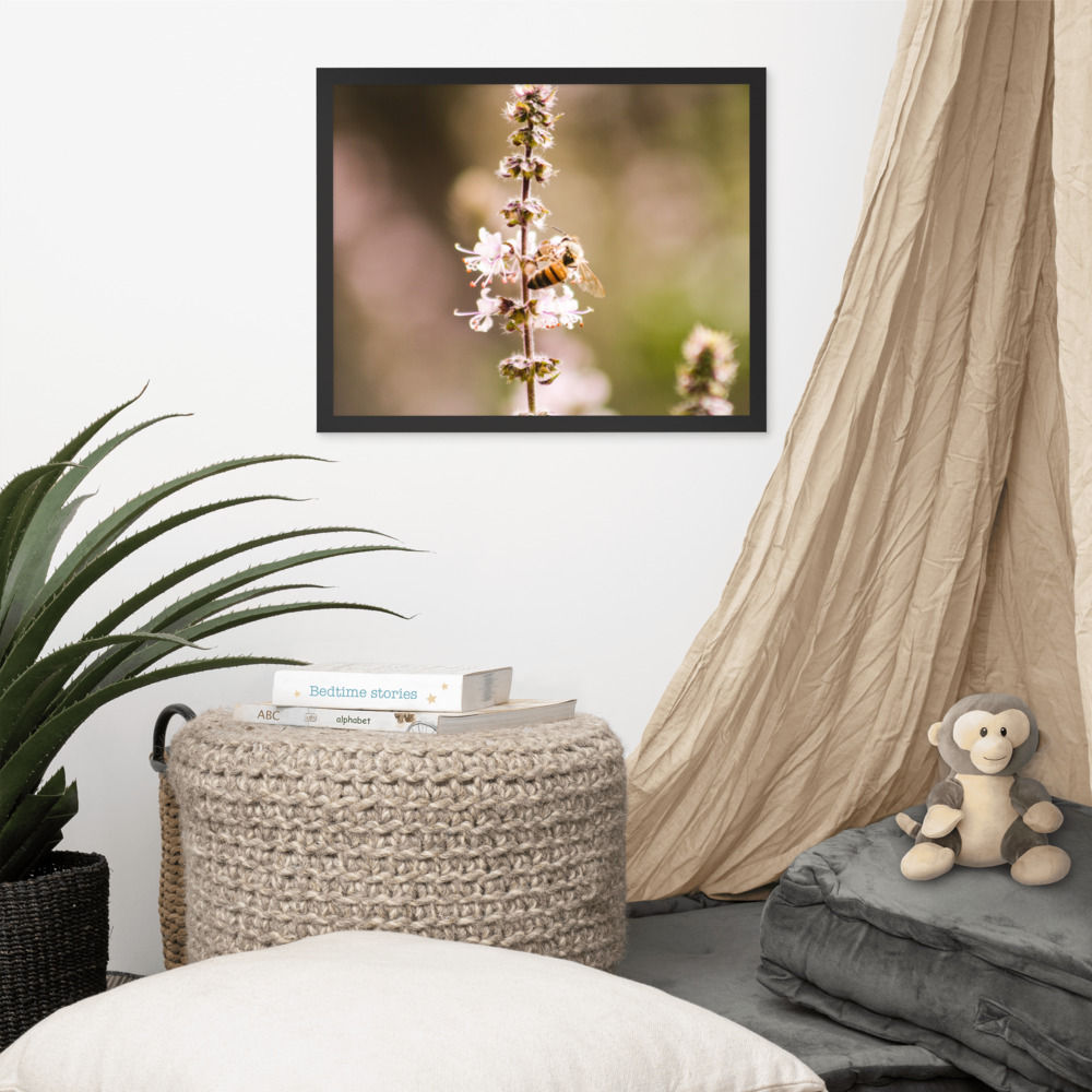 Honeybee Framed Poster