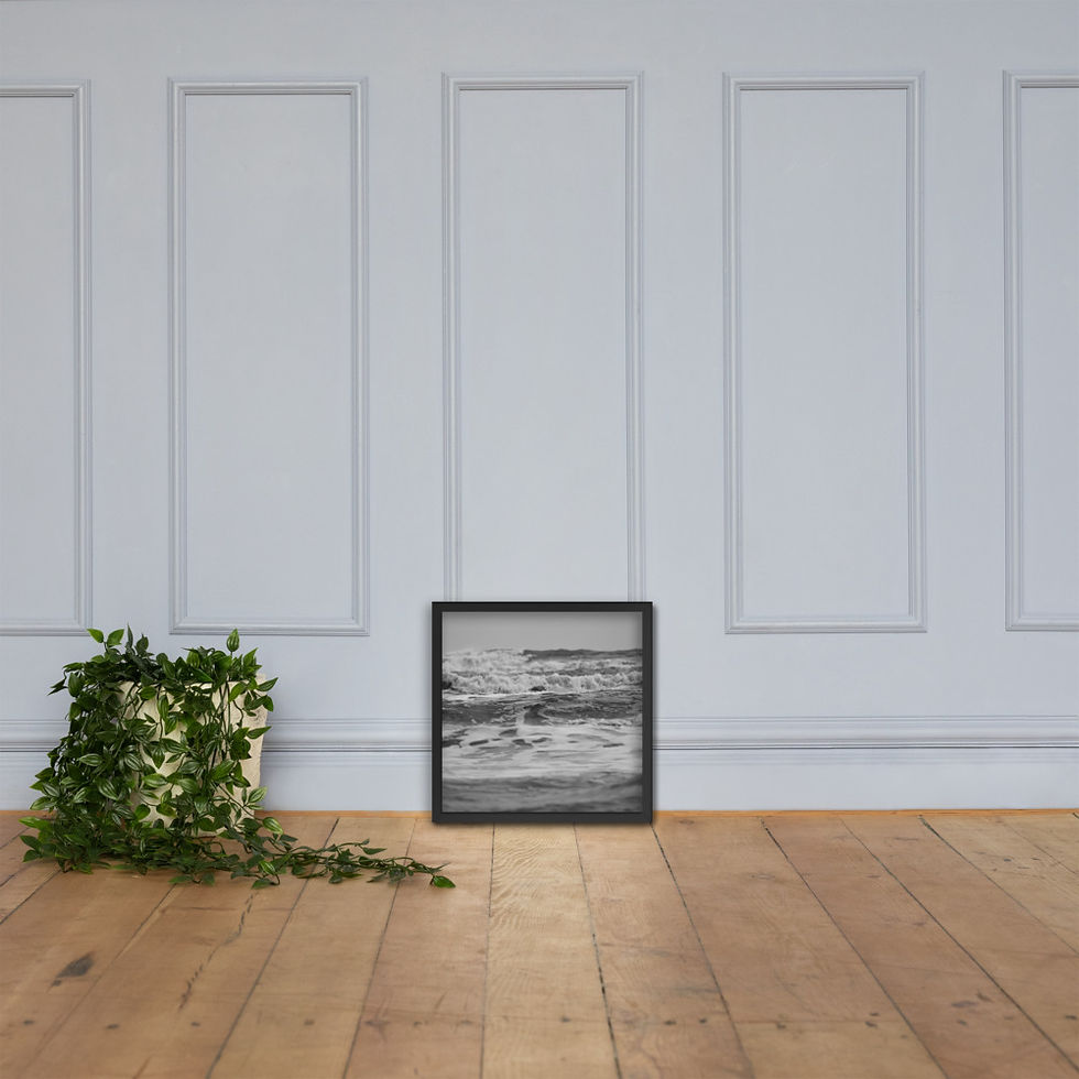 Thumbnail: Waves Framed Poster