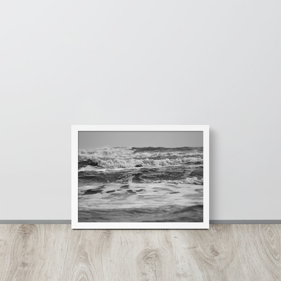 Thumbnail: Waves Framed Poster