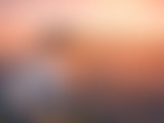 Cartoon of two backpackers in front of the Edinburgh skyline with the sun over them.