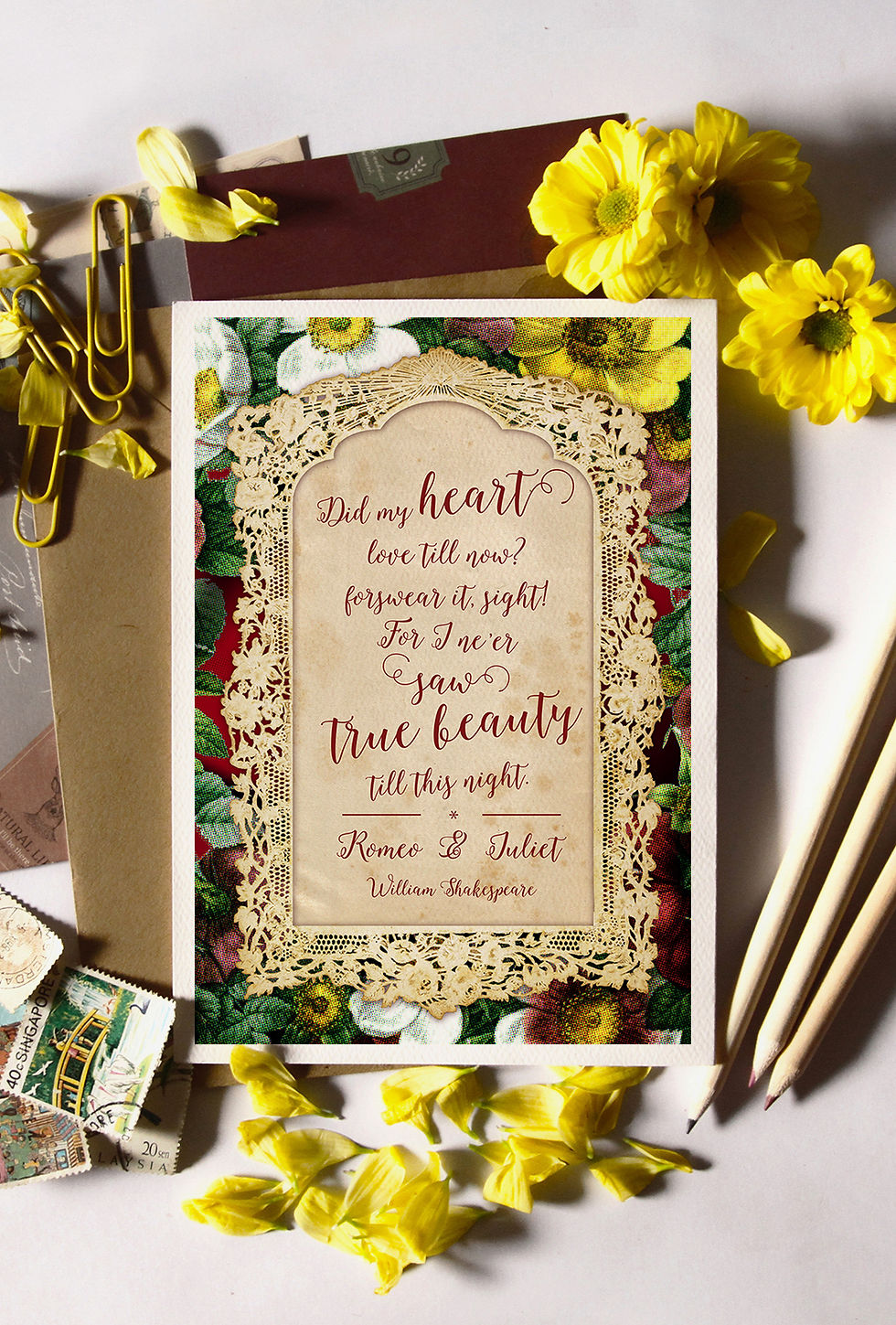 shakespeare quote card
