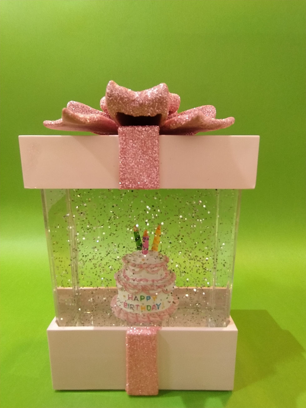 Miniatura: Caja de música con forma de caja de regalo