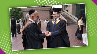 Jewish student graduates