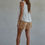 Thumbnail: 100% Cotton woven sleeveless babydoll tank 