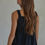 Thumbnail: 100% Cotton woven sleeveless babydoll tank 