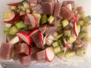 Ceviche de atún