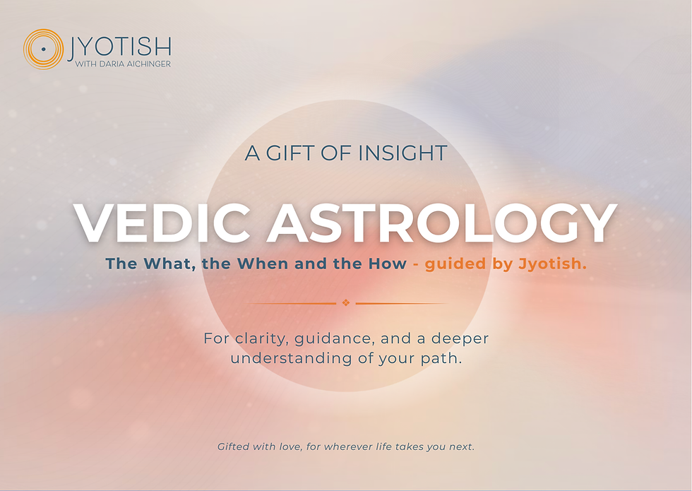 Gift Card - Vedic Astrology with Daria Aichinger