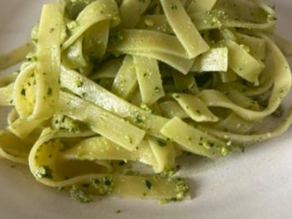 Pesto con espinaca