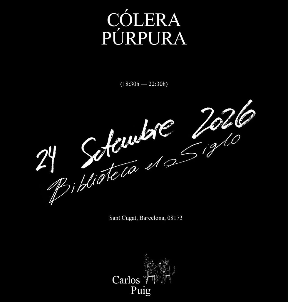 Presentació de "Cólera Púrpura"