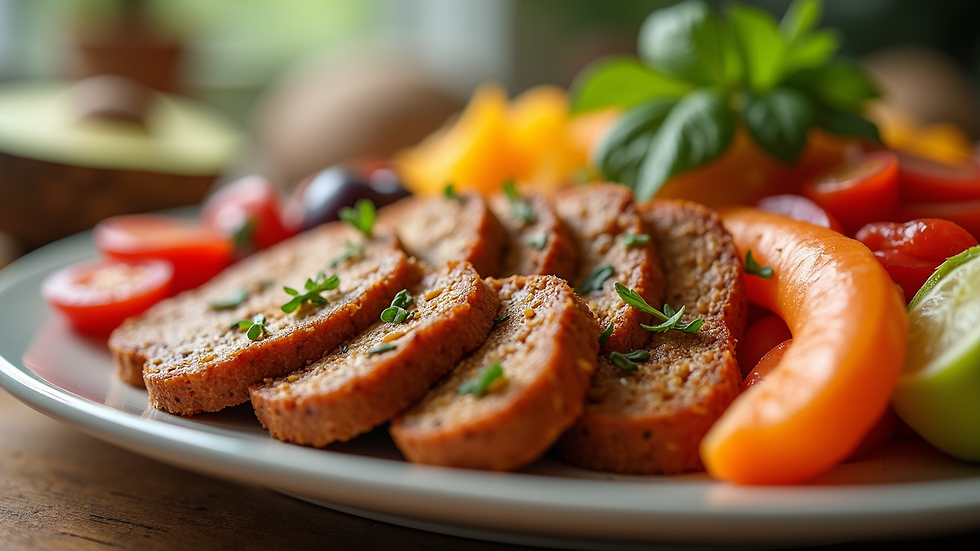 Close-up view of diverse healthy foods rich in micronutrients