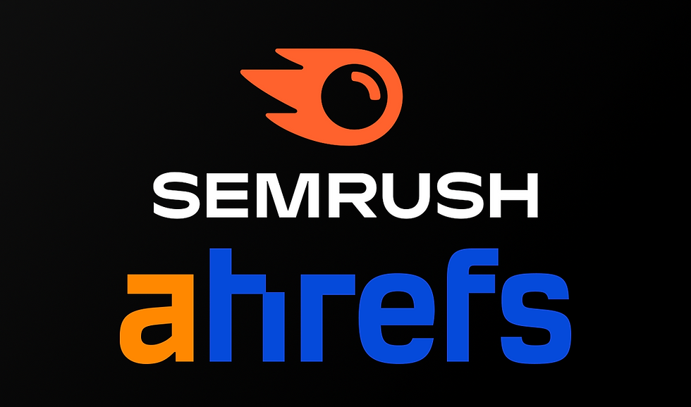 SEMRush and AHREFs keyword research tools