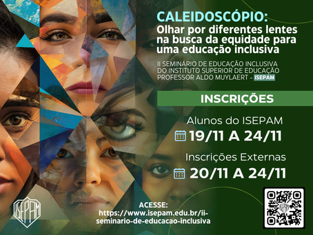 Inscrições para o II Seminário de Educação Inclusiva