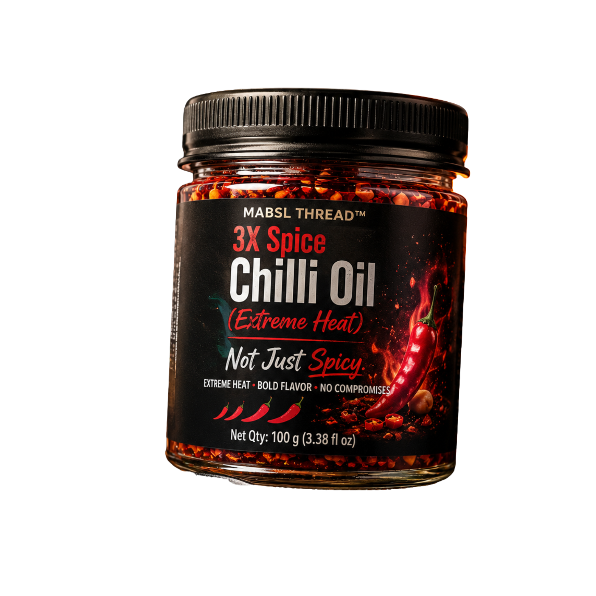 MABSL THREAD™ 3X Spice Chilli Oil (Extreme Heat) |“Not Just Spicy.