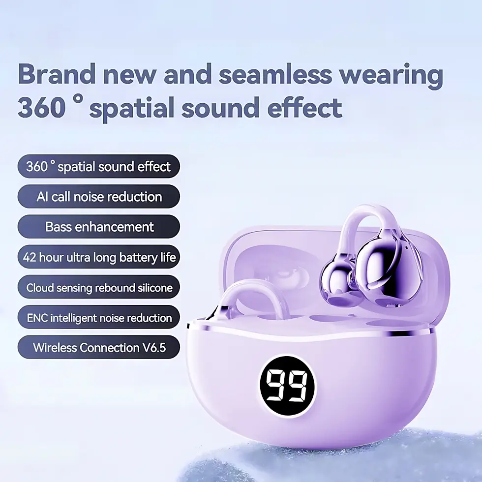 Miniatura: Wireless Headphones Fone Bluetooth Headset With Mic