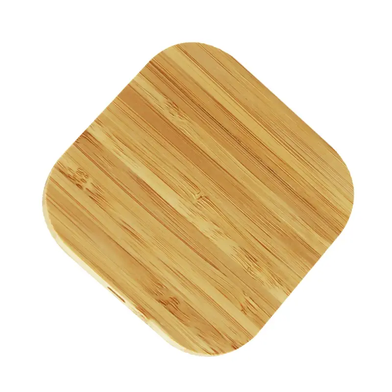 Miniatura: Carregador 10W 15W Wood Wireless Charger Mat Smartphone Wooden Charging