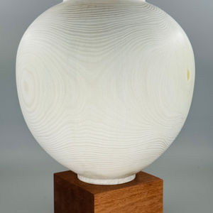 A bleached Ash vessel POA Middlemarch Fine Art