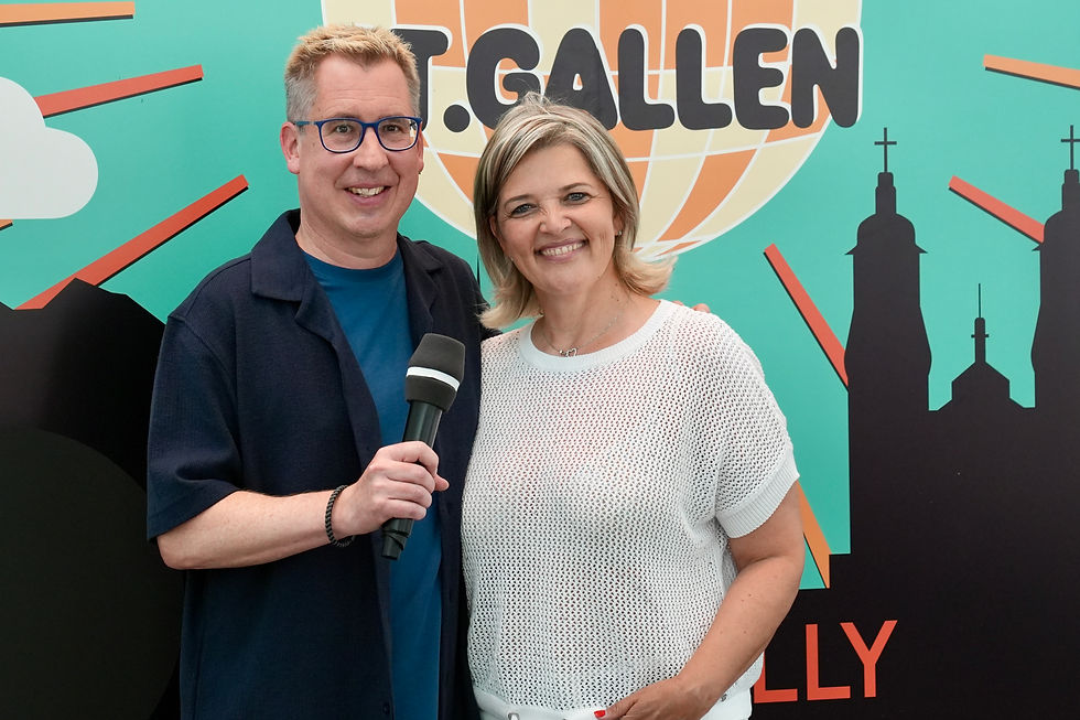 Mit Nadin Meypo am Schlagerfestival in St.Gallen. Zum Talk: