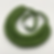 a woven knotted cotton rope necklace in a warm and vibrant fern green shade with a magnetic fasten