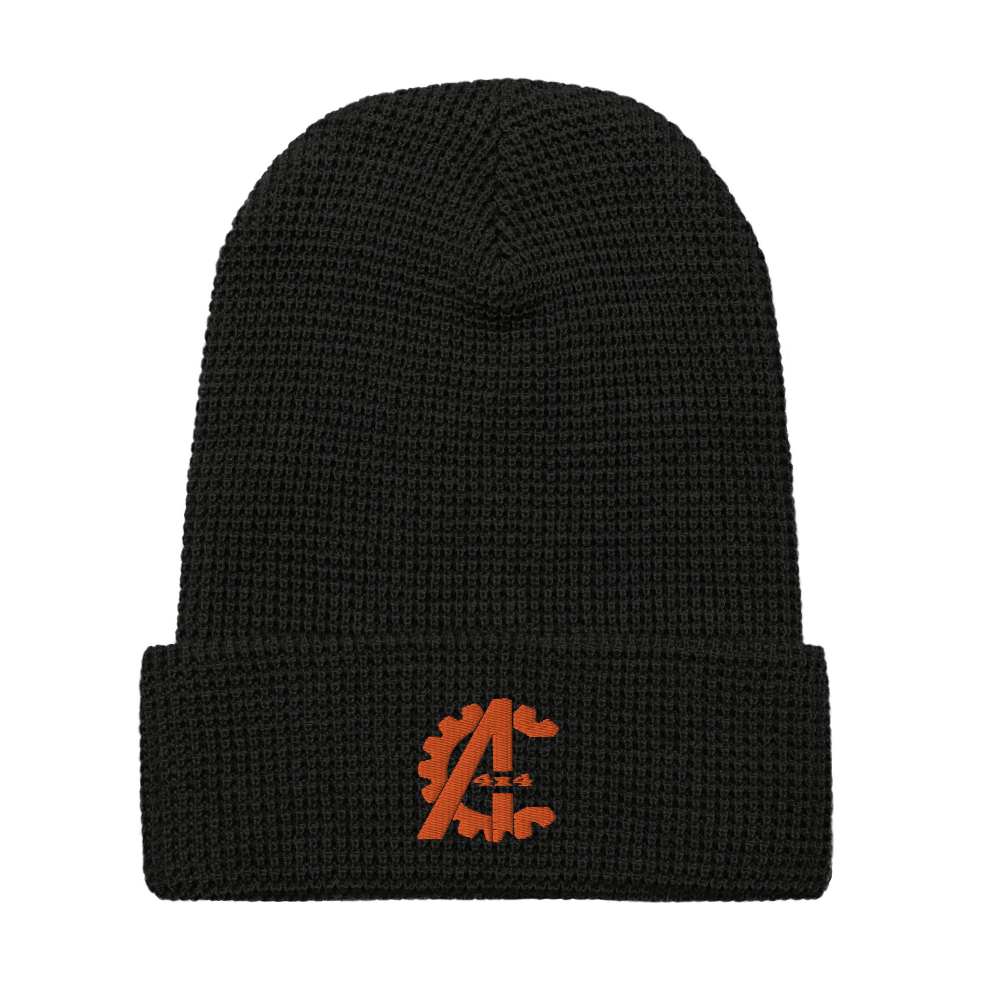 Orange Addictive Customs Waffle beanie